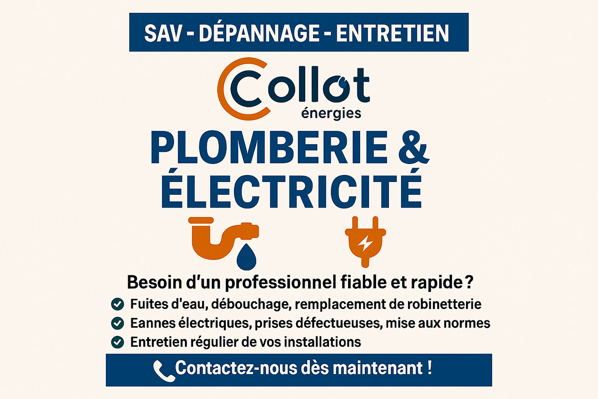 SAV – Dépannage – Entretien